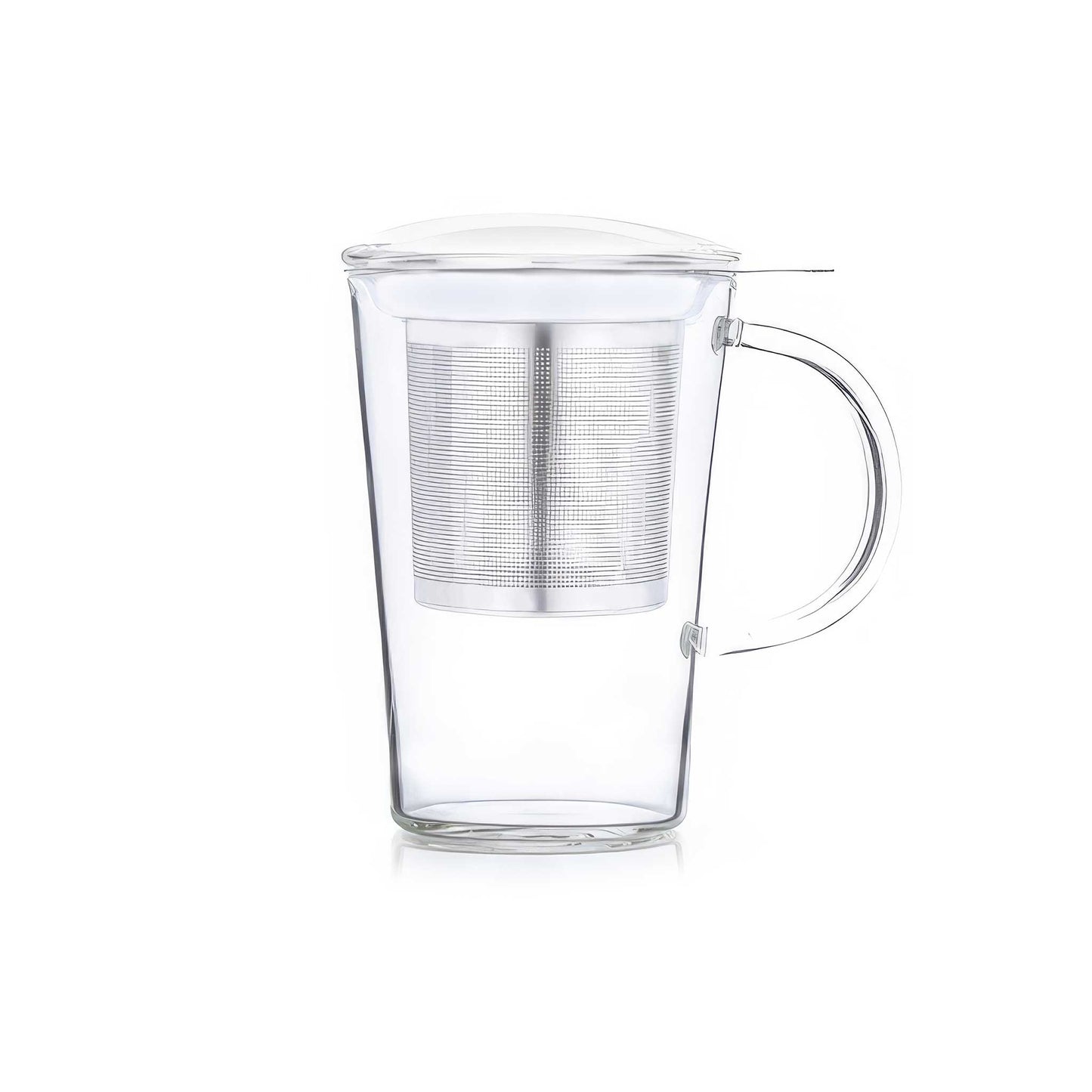 Glas Deckelbecher Arthur